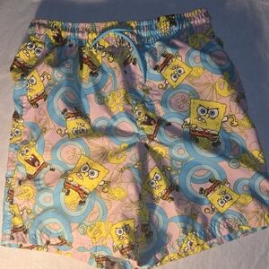 Nickelodeon SpongeBob Kids Shorts - Yellow and Blue